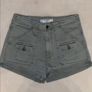 Abercrombie and Fitch shorts- Army green